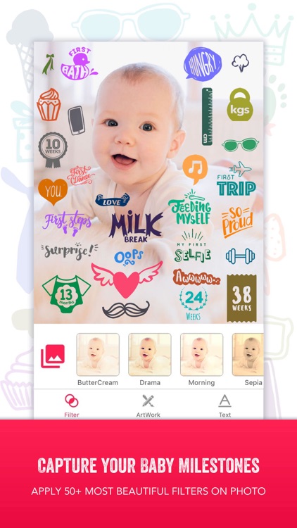 Baby Photo Editor- Pregnancy & Baby Milestone pics