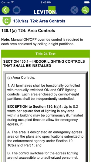 Leviton Title 20 & Title 24(圖3)-速報App