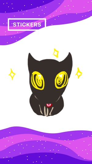 Midnight the Cat Stickers for iMessage(圖1)-速報App