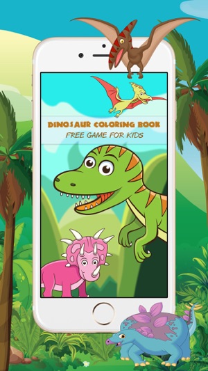 Dinosaur Coloring Book - Free Game for K