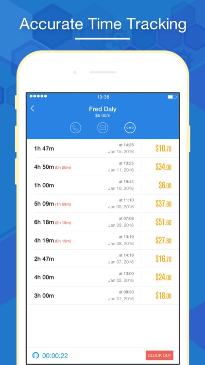 Hours Keeper - Time Tracking, Timesheet & Billing