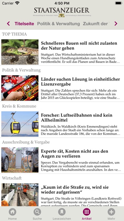 Staatsanzeiger E-Paper