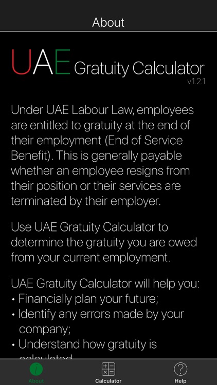 UAE Gratuity Calculator screenshot-3