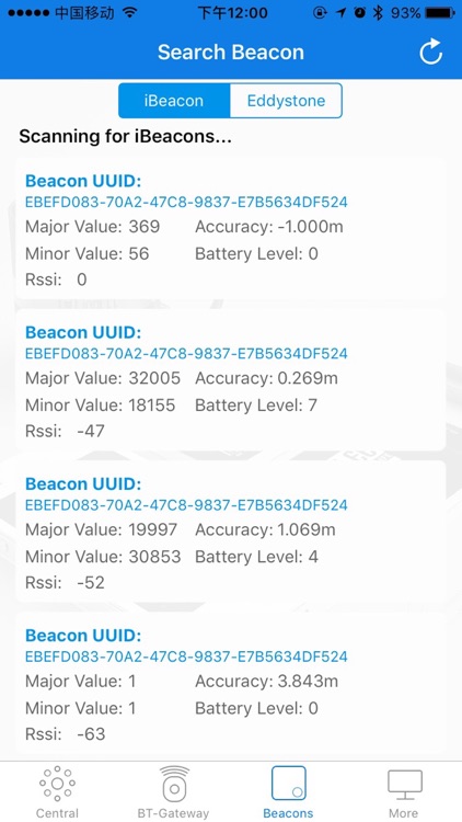 eBeacon:BLE Scanner screenshot-4