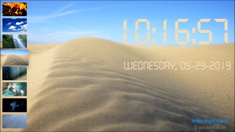 Screenshot #4 for Relax Night Clock for TV