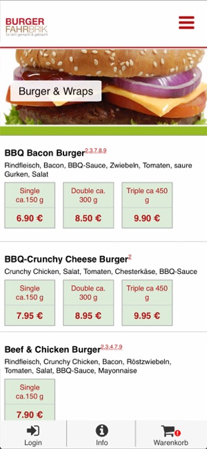 Burgerfahrbrik Homestyle(圖2)-速報App