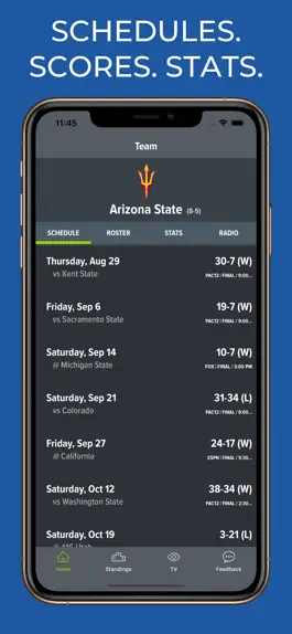 Game screenshot Arizona St Football Schedules mod apk