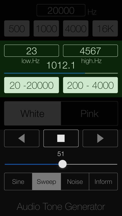 Audio Tone Generator Lite screenshot-3