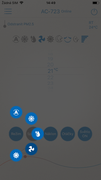 Klimatizace NORDline screenshot 2