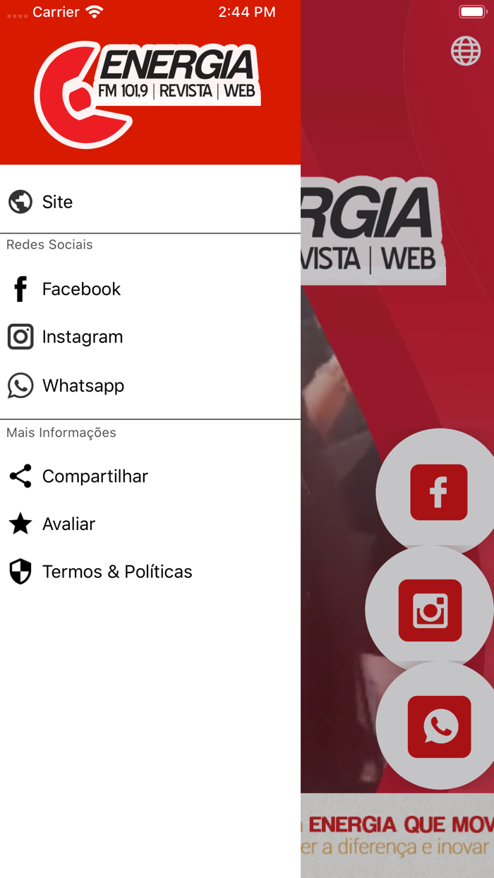 Rádio Energia 101,9 FM.