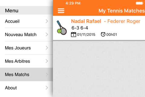 Tennis Trakker screenshot 4