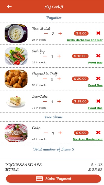 Nearby Foods screenshot-3