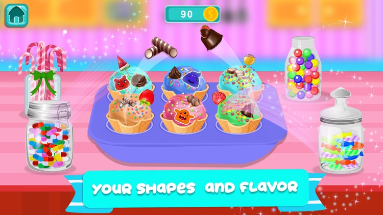 Cone Ice Cream Cupcake Baker screenshot-3