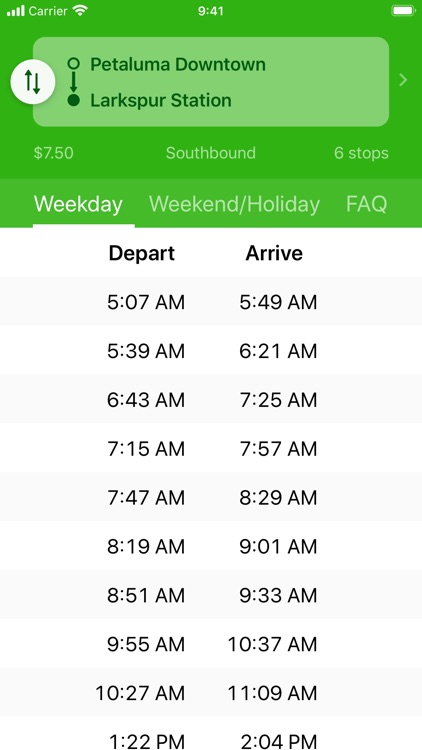 Wye · SMART Train Schedules