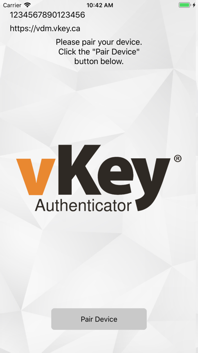 vKey Authenticator screenshot 3