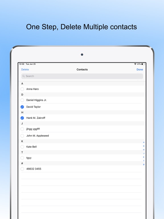 Screenshot #4 pour Easy Contacts Manager