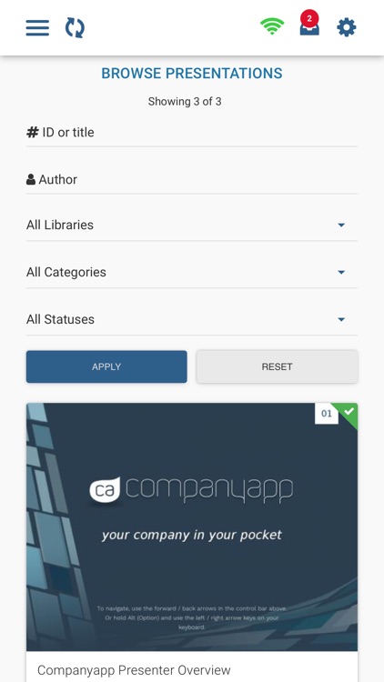 Companyapp Presenter Pro