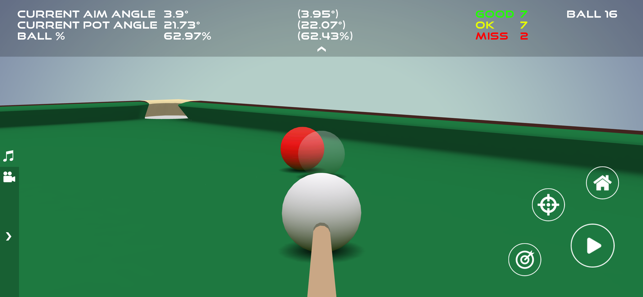 3D Snooker Potting