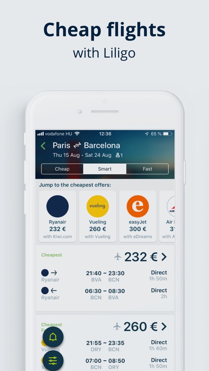 Liligo: Flights, Hotels & Cars