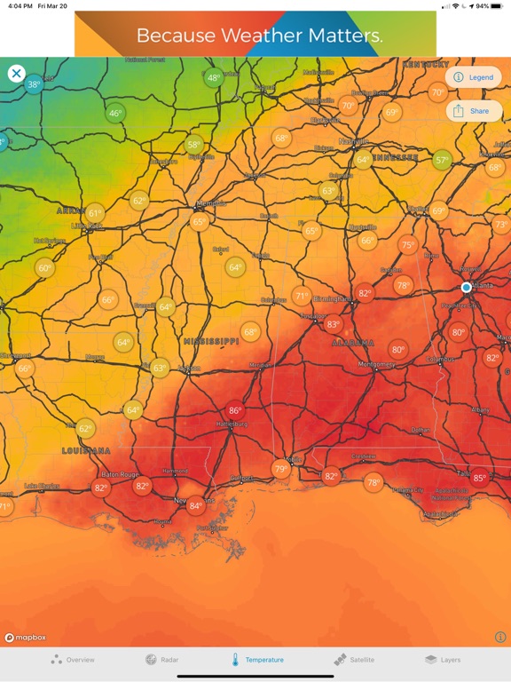 Weather Underground: Forecasts, Interactive Radar, and Weather Alerts screenshot