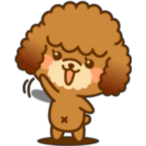 Cute Poodle Sticker Pack