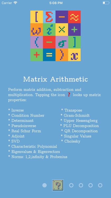 Matrix Numerics