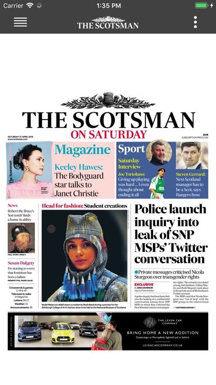 The Scotsman Newspaper