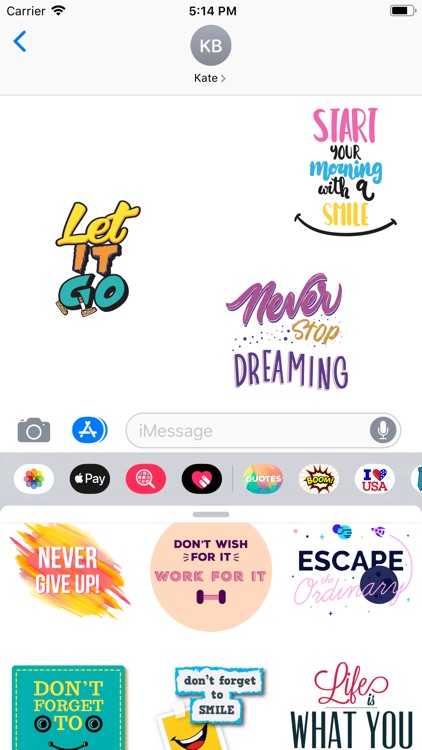 Quotes: Motivational Stickers screenshot-3