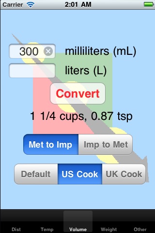 Metric To US Converter screenshot 3