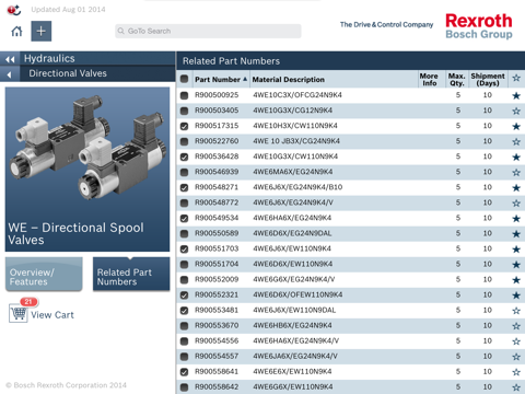 Bosch Rexroth GoTo Products screenshot 3