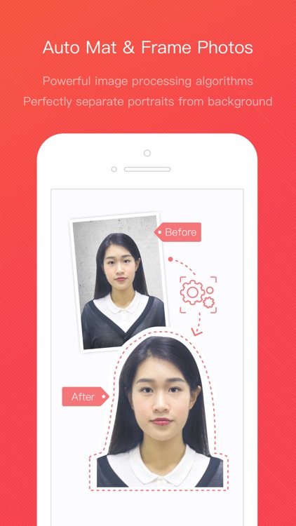 Passport photo studio