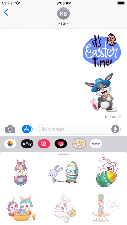 Easter Rabbit Pascha Stickers