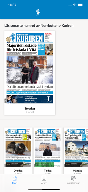 E-tidning Kuriren(圖1)-速報App