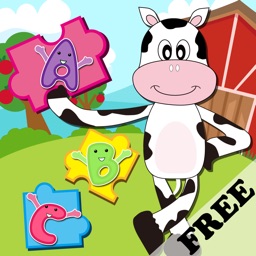 Farm Animal Puzzles - Educational Preschool Learning Games for Kids & Toddlers Free
