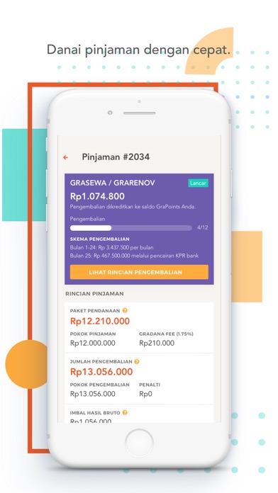 Gradana-Pendanaan P2P Properti screenshot 4