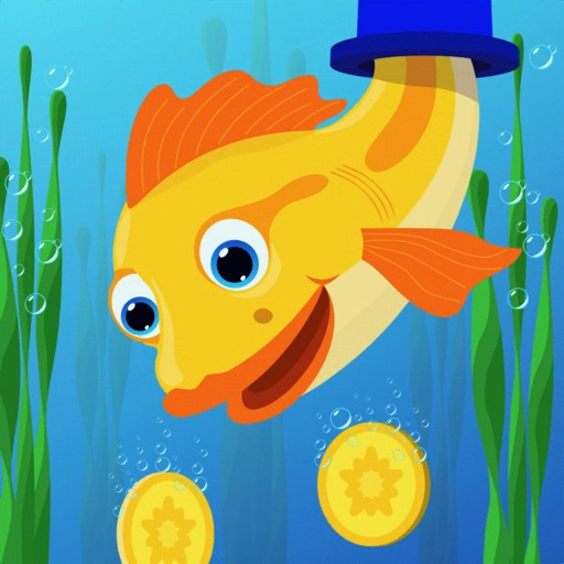 Gold Fish Drop icon