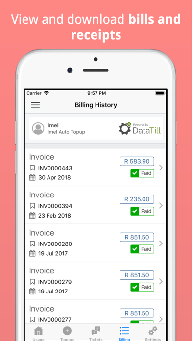 DataTill Customer App screenshot 3