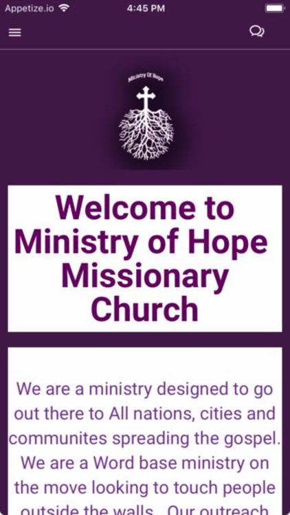 Ministry of Hope