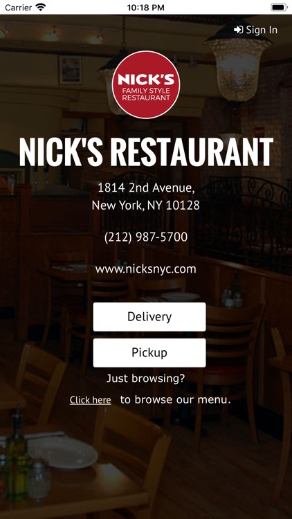 Nick's Restaurant & Pizzeria