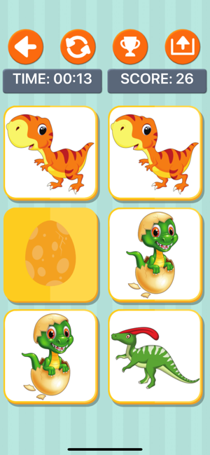 Dinosaur Memory Games for Kids(圖4)-速報App