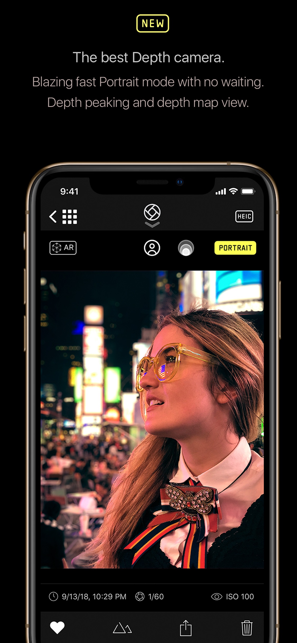 Screenshot do app Halide Camera