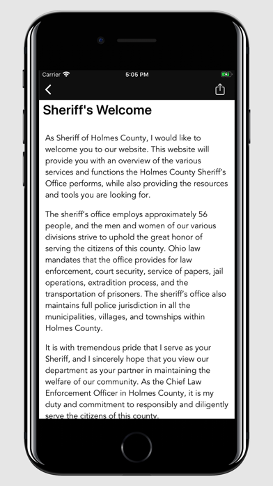 Holmes County Sheriff, Ohio screenshot 3