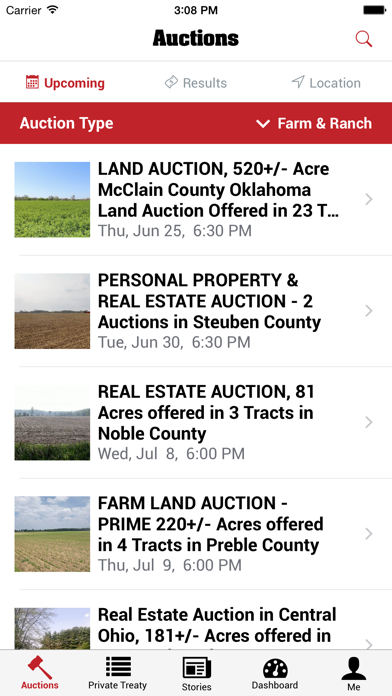How to cancel & delete Schrader Auction: Farmland, Ranch & Farm Equipment from iphone & ipad 1