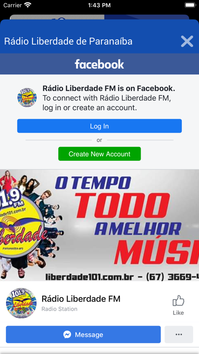 Rádio Liberdade de Paranaíba screenshot 4