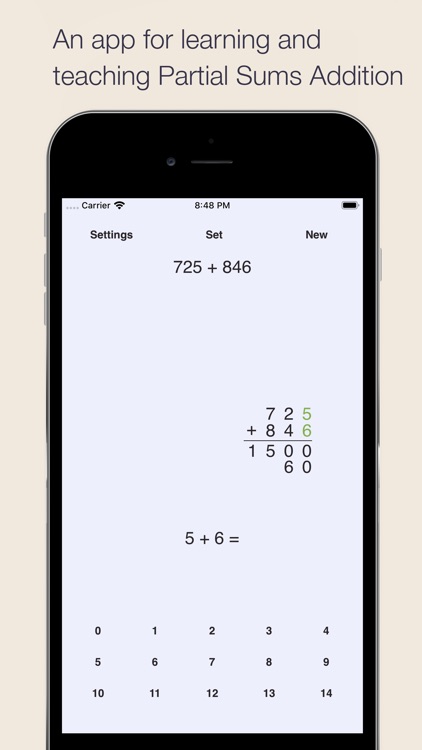 Partial Sums Addition screenshot-0