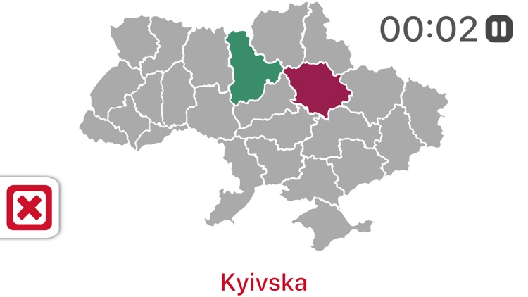 Map game - Ukraine