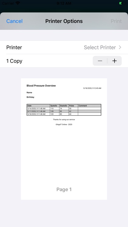 Blood pressure measure diary screenshot-3