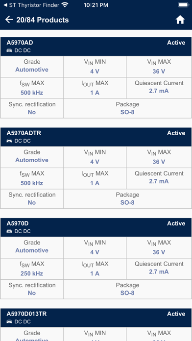 How to cancel & delete ST Voltage Regulators Finder from iphone & ipad 3