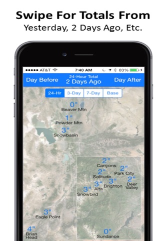 Utah Snow Map & Webcams - náhled