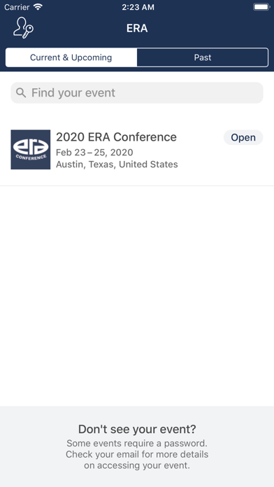 How to cancel & delete ERA Conference from iphone & ipad 2